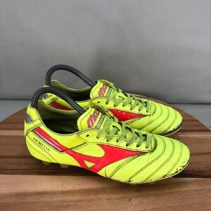 Mizuno Morelia II Made in Japan Soccer Cleats Yellow Mens Size 7.5